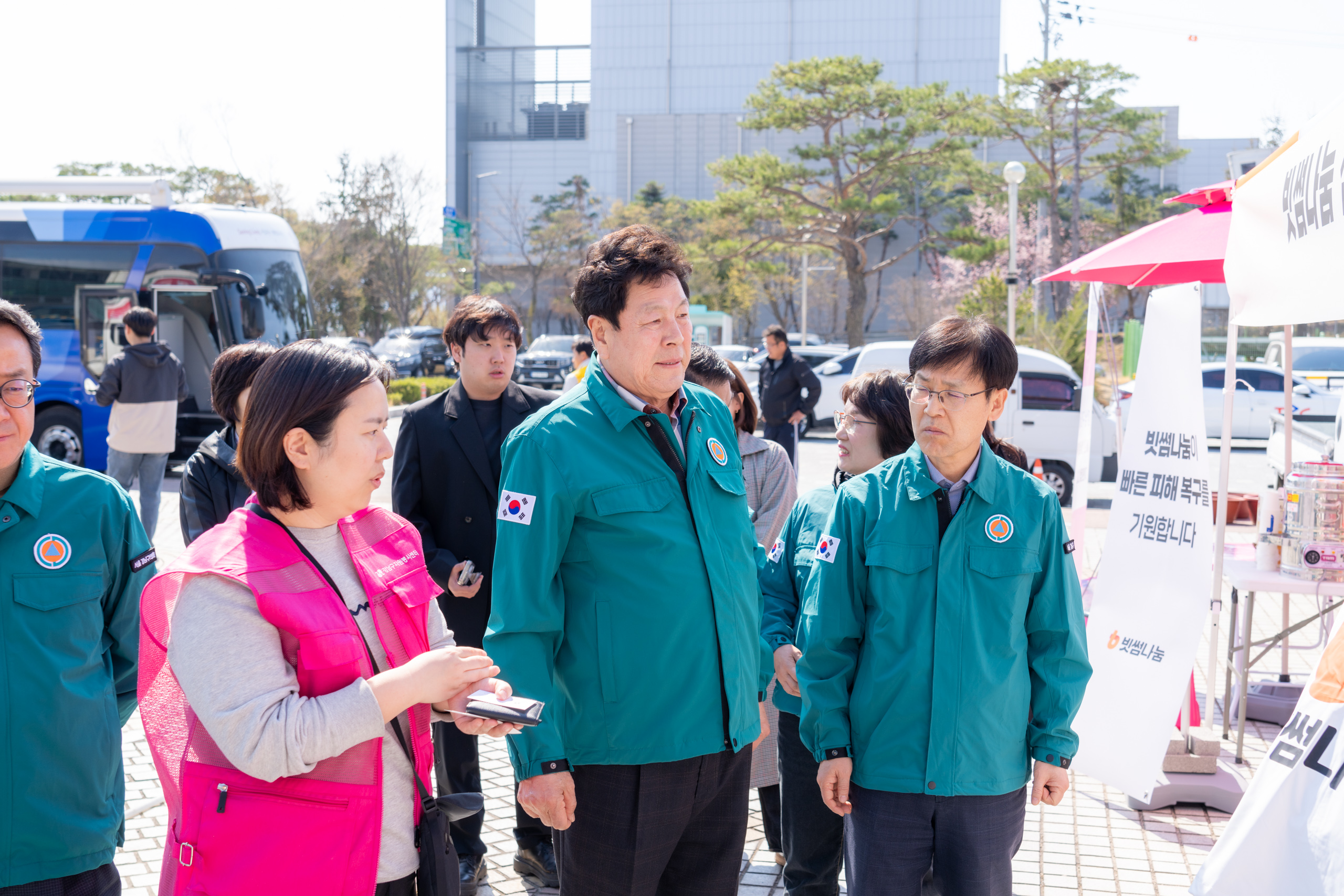 경상북도 안동 산불피해지역 방문