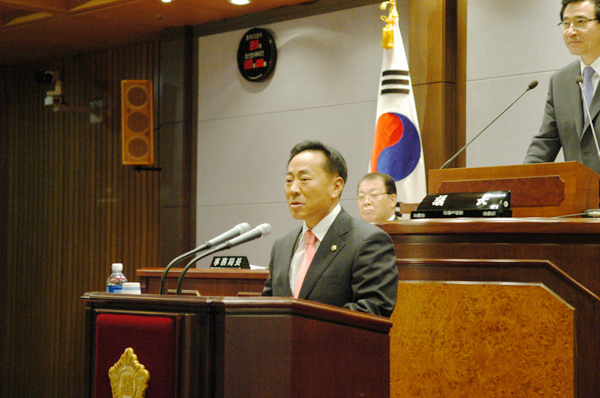 강남구의회 후반기 의장선거(당선인사)