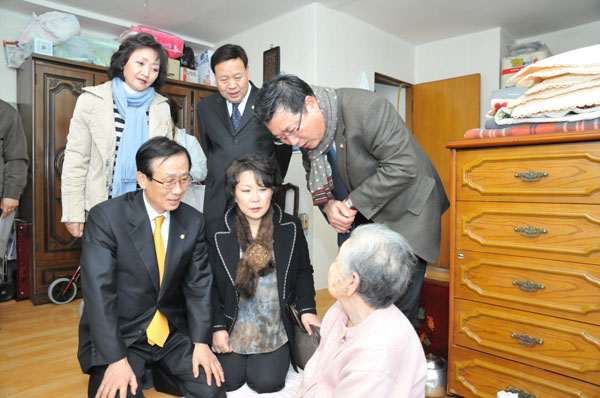 2008년 보건복지위원회 현장감사(독거노인가정방문)