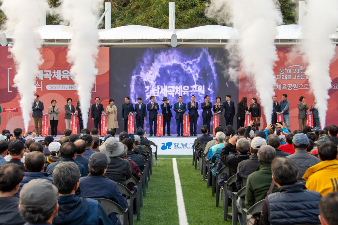 '강남 세곡체육공원 준공식' 게시글의 사진(23) '172242fe409452d68a93650cda8ad1b6738995a91a6eac5d6a35f694f2615a73.jpg'