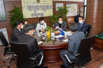 수서경찰서장 내방