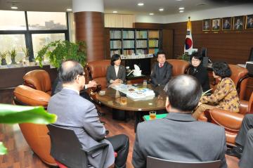수서경찰서장 의장실 방문