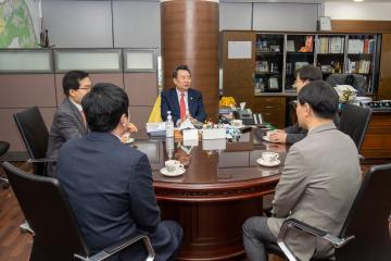 수서경찰서장 내방