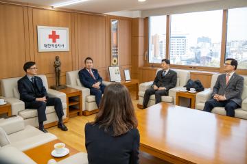 튀르키예·시리아 지진 피해 이재민 지원 성금 전달식