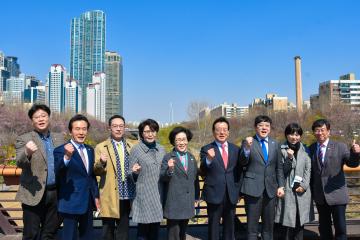 양재천 힐링 벚꽃 축제