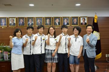 서울도곡중학교 학생 의회 방문