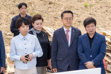 행정재경위원회 현장방문(탄천 파크골프장)