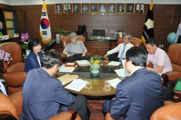 강남구의회 김명옥의장 지역언론과 인터뷰