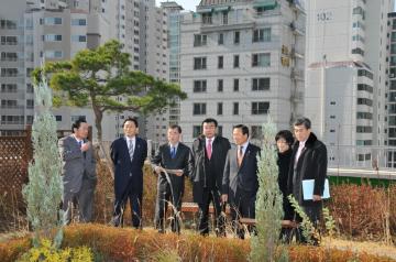 도시건설위원회 2009년 행정감사 중 현장방문