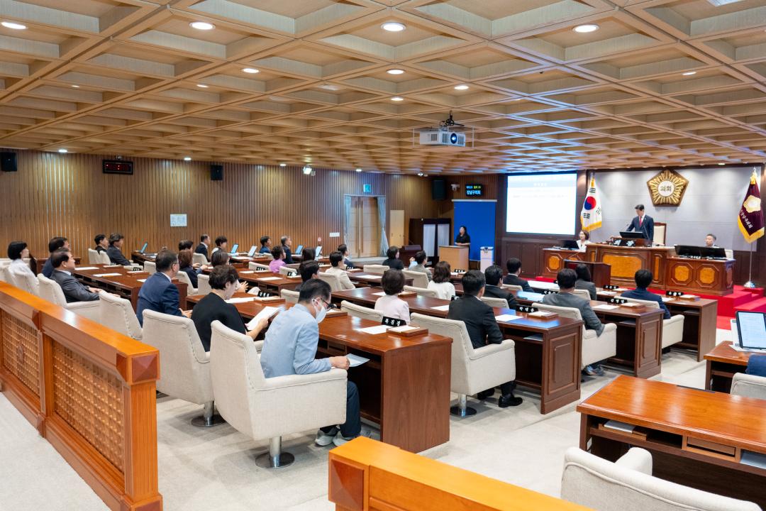 29일 열린 제336회 임시회 
제2차 본회의 전경